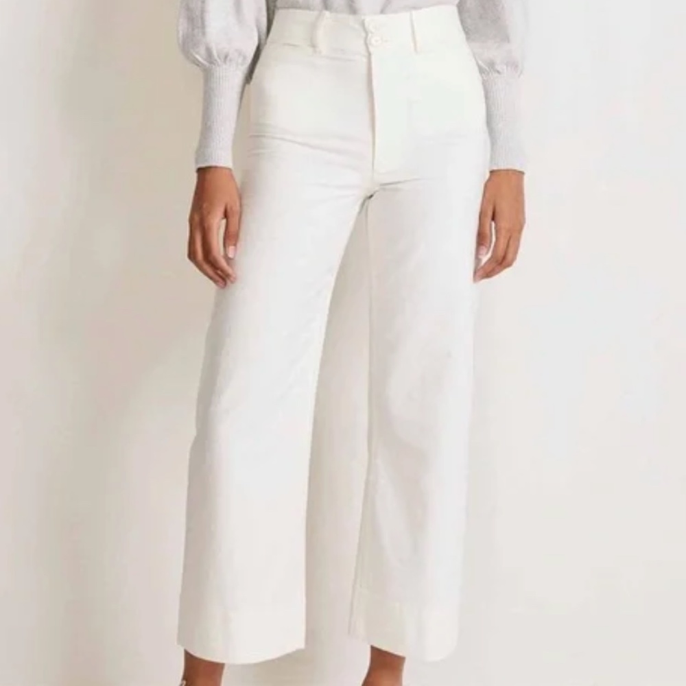 Apiece Apart Classic Merida Pant Cream Size 10 NWT